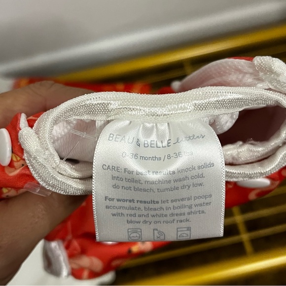 Beau & Belle Littles Swim Diaper and Rashguard Set Size 12 Months - Picture 7 of 11